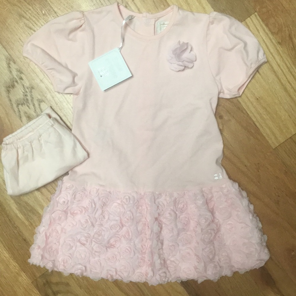 Emile et Rose NEW Rosette Dress w/bloomers